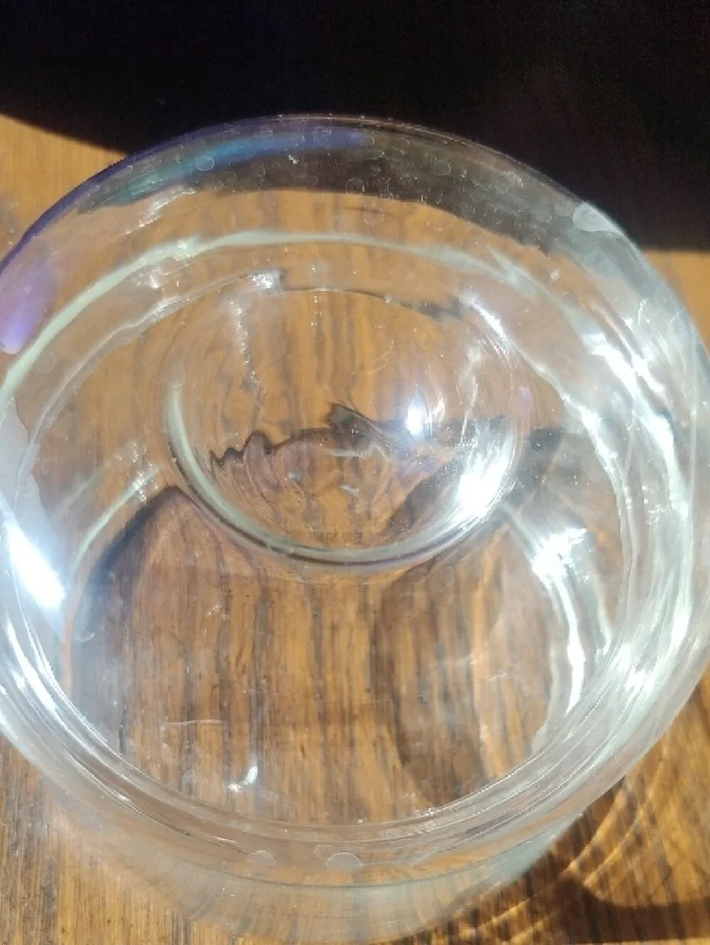 Danish Mid-century Modern Clear Glass Dome Display Jar - Home Accents